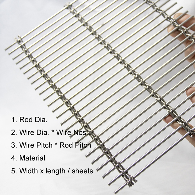 SS Cable Decorative Metal Mesh