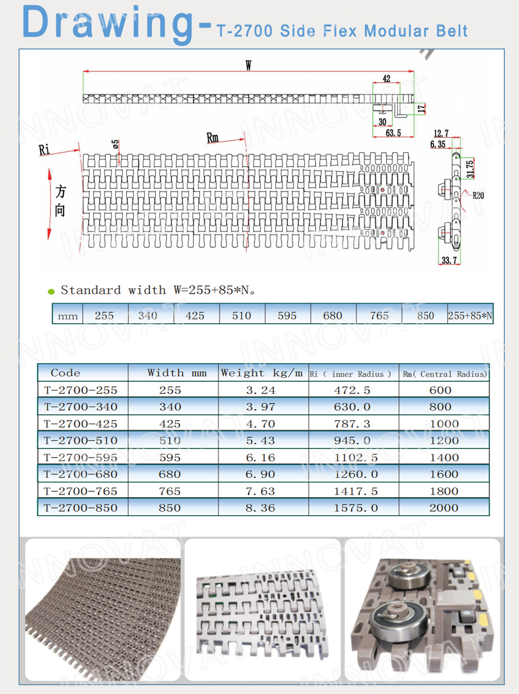 Plastic Mesh Belt