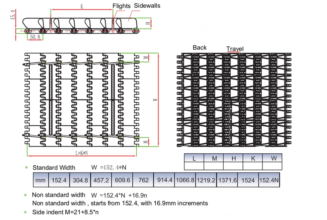 Plastic Mesh Belt