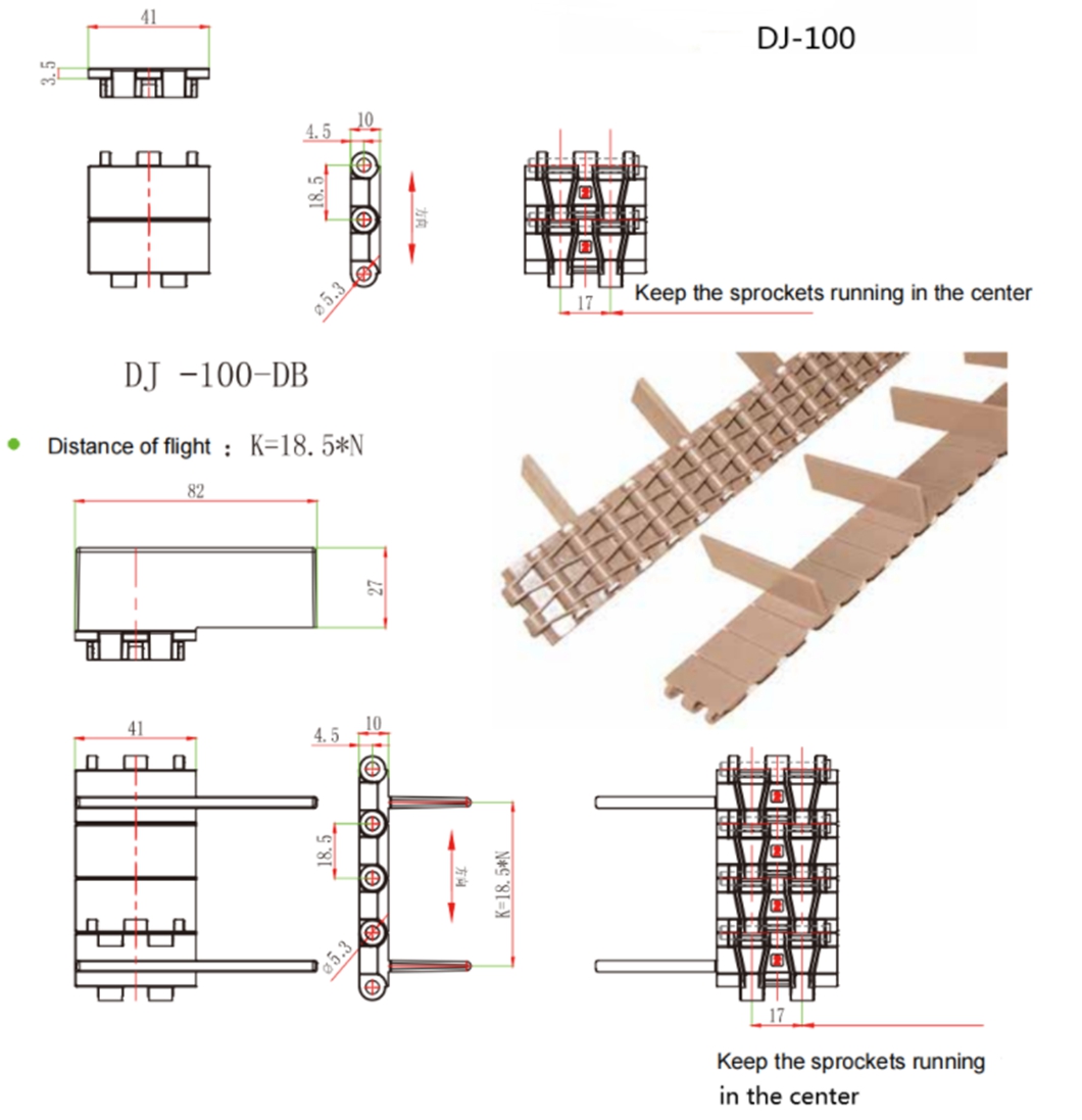 Plastic Mesh Belt