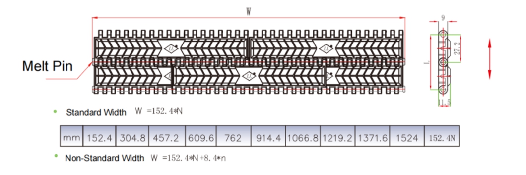 Plastic Mesh Belt