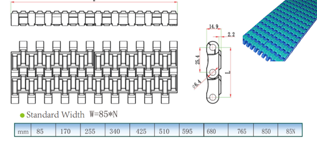 Plastic Mesh Belt