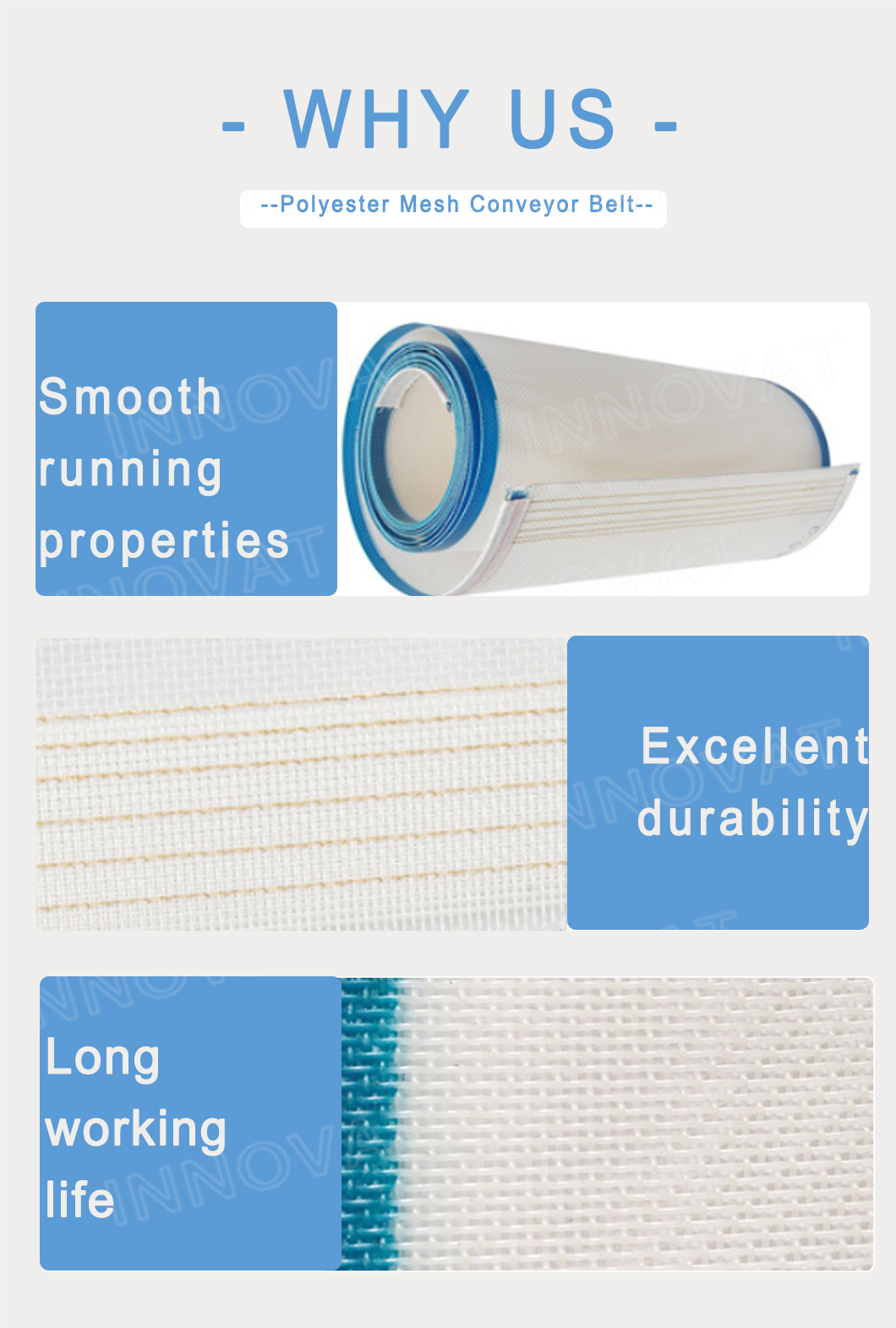 Polyester Mesh Conveyor Belt/Linear Screen Cloths