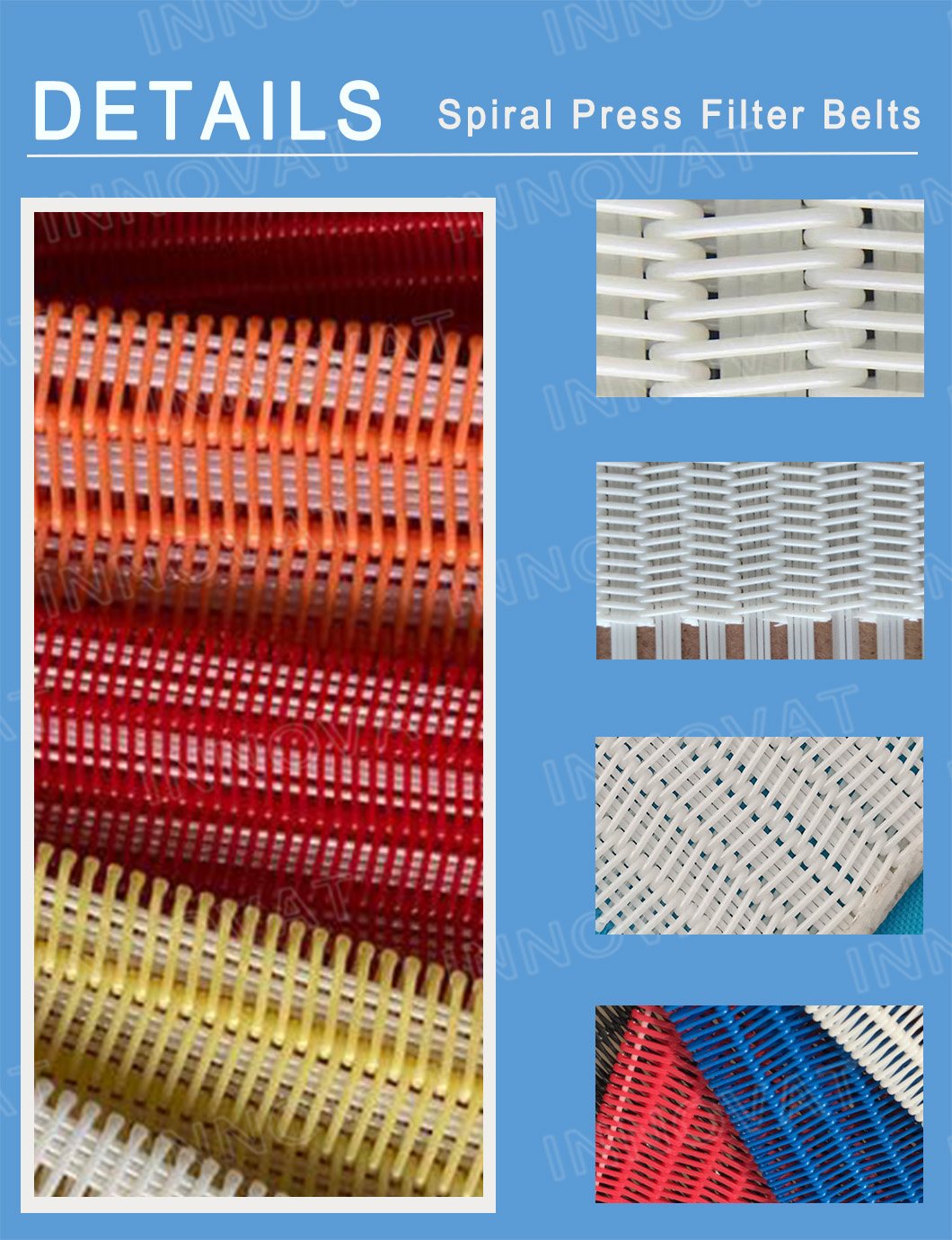 Spiral Press Filter Belts