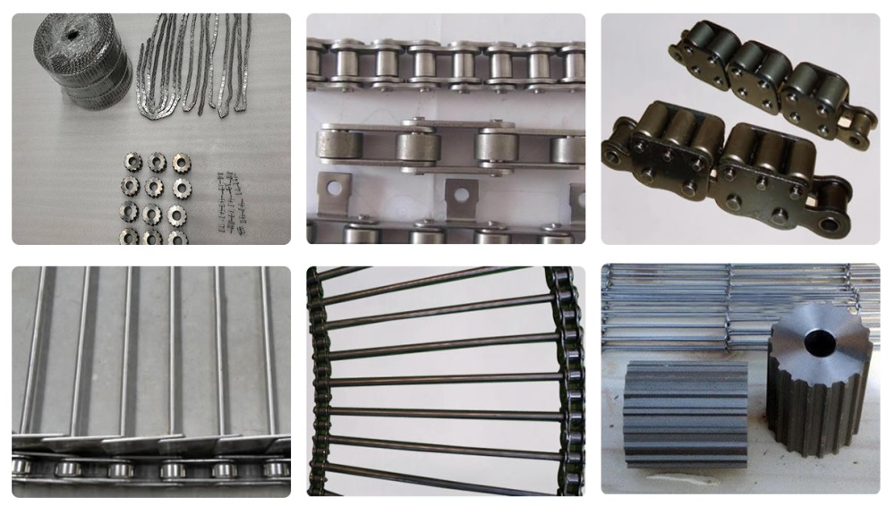 SUS304 Flat Flex Belt for Vegetable Ball Fryer - China Wire Mesh Belt,  Stainless Steel Belt