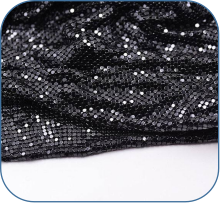 Metallic Sequin Flake Fabric Cloth 