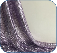 Metallic Sequin Flake Fabric Cloth 