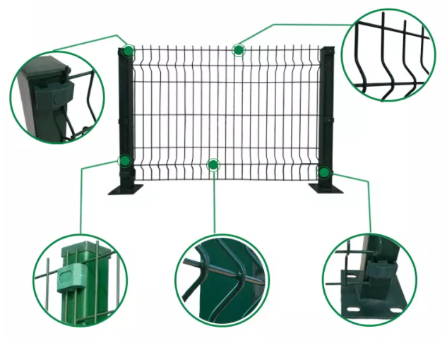 3D Curvy Welded Mesh Fence