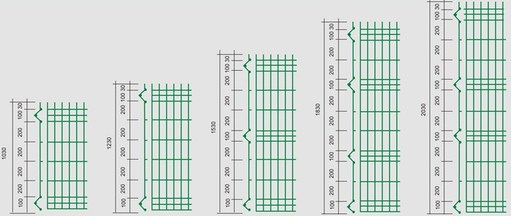 3D Curvy Welded Mesh Fence