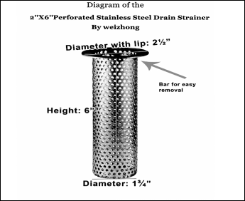 Perforated Tube Cone Filter