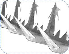 Anti climb spikes