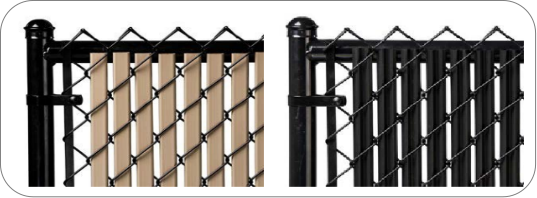 Chain link fence accessories