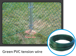 Chain link fence accessories