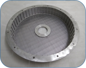 Wedge wire coal centrifuge basket